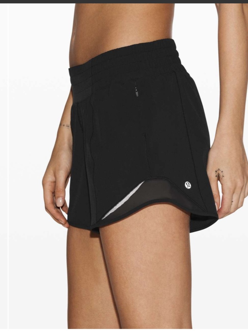 Lululemon Hotty Hot High-Rise Lined Shorts 4β Black Size 0 Womenβs W7AYXT